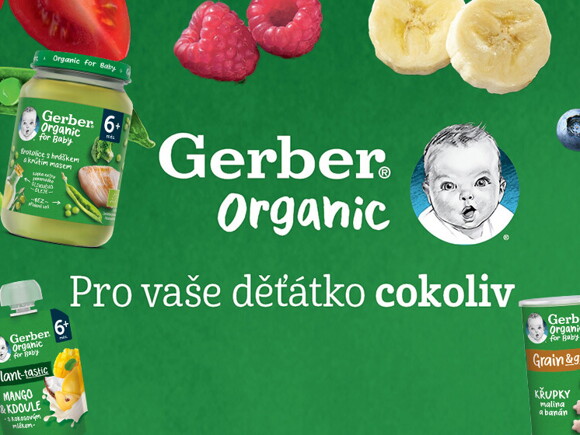 Pro chutný oběd vyzkoušejte řadu GERBER Organic!