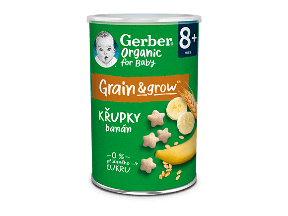 GERBER Organic křupky banán 35 g