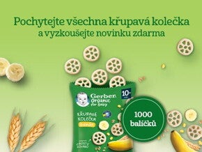 Gerber Organic chewing wheels zábavné testování Gerber Organic chewing wheels zábavné testování