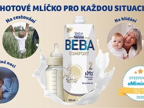 Maminky doporučují hotové mlíčko BEBA COMFORT Maminky doporučují hotové mlíčko BEBA COMFORT
