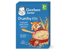 GERBER Junior neml. kaše jahodová s křupavými kousky 200 g GERBER Junior neml. kaše jahodová s křupavými kousky 200 g