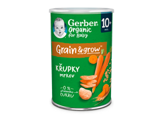 GERBER Organic křupky mrkev GERBER Organic křupky mrkev