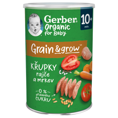 Gerber křupky rajče a mrkev Gerber křupky rajče a mrkev