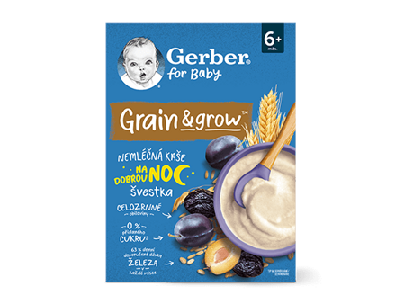 GERBER nemléčná kaše švestka 200 g GERBER nemléčná kaše švestka 200 g
