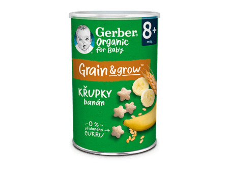 GERBER Organic křupky banán 35 g GERBER Organic křupky banán 35 g