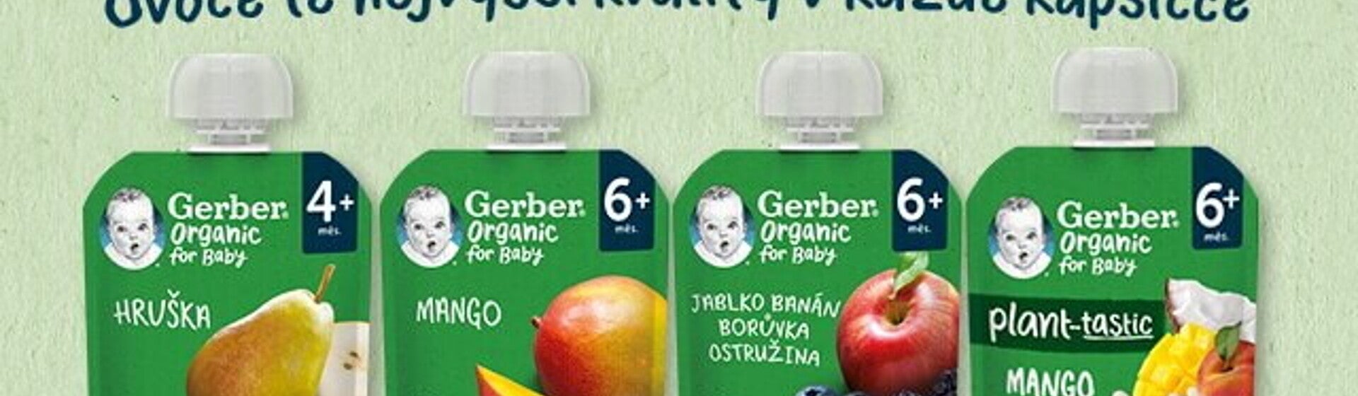 GERBER Organic kapsičky GERBER Organic kapsičky