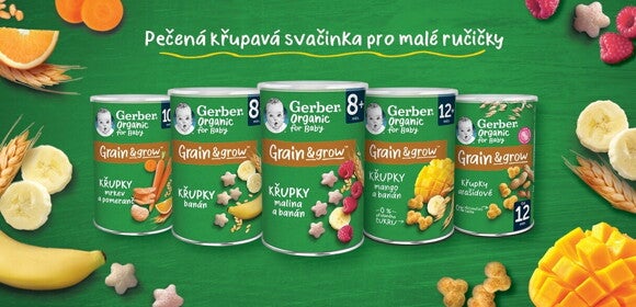 GERBER Organic křupky GERBER Organic křupky