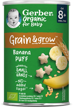GERBER Organic křupky banán 35 g GERBER Organic křupky banán 35 g